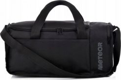 Meteor Torba sportowa Nanuq 20 l czarna. Czarne torby sportowe męskie Meteor, bez wzorów. Za 58.60 zł.