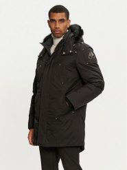 Moose Knuckles Kurtka puchowa M32MP261SX Czarny Regular Fit. Czarne kurtki męskie Moose Knuckles, m, bez wzorów, z bawełny, bez ramiączek, bez kaptura. Za 6,299.00 zł.