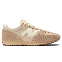 Buty unisex New Balance U471PSC – beżowe. Brązowe buty sportowe na co dzień męskie New Balance, m, bez wzorów, z jeansu, biznesowe, bez ramiączek, bez kaptura, trekkingowe. Za 269.99 zł.
