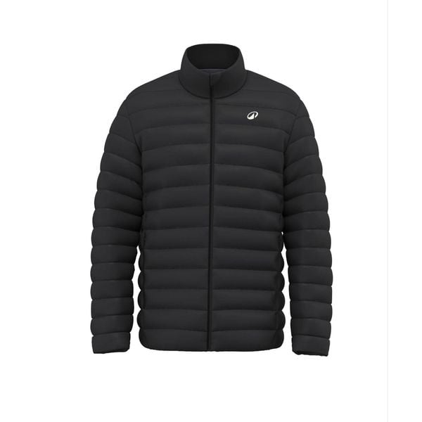 Kurtka turystyczna męska MH100. Czarne kurtki męskie QUECHUA, m, bez wzorów, z materiału, sportowe, bez ramiączek, bez kaptura. Za 119.99 zł.