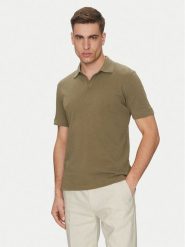 Marc O'Polo Polo M23 2091 53026 Zielony Regular Fit. Zielone koszulki polo męskie Marc O'Polo, m, bez wzorów, z bawełny, bez kołnierzyka, bez ramiączek. Za 209.99 zł.