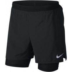 Nike Szorty Męskie M Nk Dstnce 2In1 Short 5in Black Xxl. Czarne szorty sportowe męskie Nike, z materiału, sportowe. Za 195.00 zł.