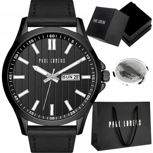Zegarek męski Paul Lorens TORENT-1A5 Z GRAWEREM. Zegarki męskie Paul Lorens. Za 169.00 zł.