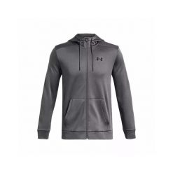 Bluza z kapturem z pełnym zamkiem błyskawicznym Under Armour Fleece®. Czarne bluzy z kapturem męskie Under Armour, bez wzorów, z kapturem. Za 330.50 zł.