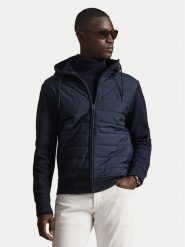 Polo Ralph Lauren Kurtka przejściowa 710B13510001 Granatowy Regular Fit. Niebieskie kurtki męskie Polo Ralph Lauren, m, bez wzorów, z bawełny, bez ramiączek, bez kaptura. Za 1,199.00 zł.