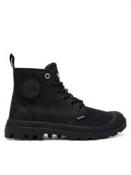 Palladium Trapery Pampa Hi Nbk 79495-008-M Czarny. Czarne buty zimowe męskie Palladium, bez wzorów, z nubiku, bez obcasa, bez zapięcia. Za 579.99 zł.
