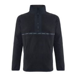Bluza męska PROSTO Half Zip Fleece Nero. Czarne bluzy nierozpinane męskie Prosto., m, bez wzorów, bez ramiączek, bez kaptura. Za 199.99 zł.