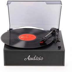 Gramofon Reno Retro bluetooth czarny Audizio one size. Czarne gramofony Audizio. Za 299.00 zł.