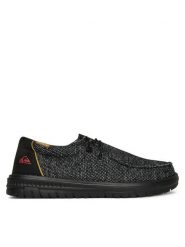 Quiksilver Półbuty WADE-01 Czarny. Czarne codzienne półbuty męskie Quiksilver, bez wzorów, z materiału, bez obcasa, bez zapięcia. Za 179.99 zł.