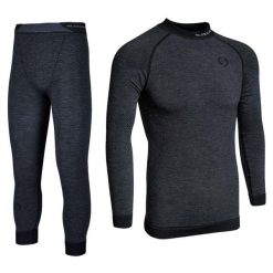 Męska bielizna termoaktywna Blizzard Mens Long Merino. Szara bielizna termoaktywna męska BLIZZARD, l, bez wzorów, z wełny, bez ramiączek, narciarskie. W wyprzedaży za 429.99 zł.