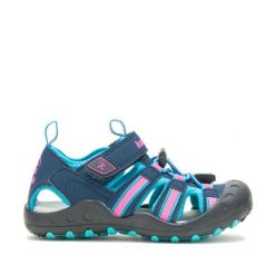 Maluch CRAB sandał granatowy/stalowy. Niebieskie buty trekkingowe męskie KAMIK, bez wzorów, z gumy, sportowe, bez obcasa, bez zapięcia. Za 190.55 zł.