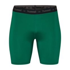Spodenki termoaktywne piłkarskie dla dorosłych Hummel First Performance Tight. Zielone bielizna termoaktywna męska HUMMEL, s, bez wzorów, bez ramiączek, do piłki nożnej. Za 107.00 zł.