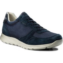 Sneakersy GEOX - U Damian C U820HC 02214 C4000 Blue. Niebieskie buty sportowe na co dzień męskie Geox, m, bez wzorów, z materiału, eleganckie, bez ramiączek, bez kaptura. W wyprzedaży za 279.00 zł.