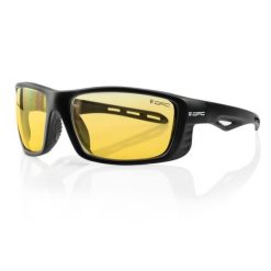 Okulary ochronne SPORT EVEREST Matt Black Ultra Light Yellow CAT.1 + ETUI. Czarne okulary przeciwsłoneczne męskie OPC, bez wzorów, sportowe. Za 179.99 zł.