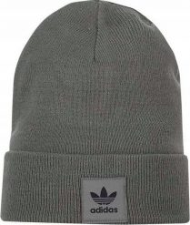 CZAPKA ZIMOWA ADIDAS SZARA OCIEPLANA IS4630 UNISEX ZIMA. Szare czapki męskie ADIDAS, na zimę, bez wzorów. Za 75.99 zł.