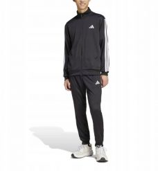 Dres męski adidas Sportswear Basic 3-Stripes French Terry czarny JC5375 XL. Czarne komplety dresowe męskie ADIDAS, bez wzorów, z dresówki, bez ramiączek, bez kaptura. Za 328.99 zł.