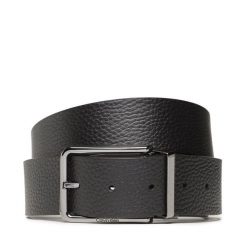 Pasek Męski Calvin Klein. Czarne paski męskie Calvin Klein, bez wzorów. Za 209.99 zł.