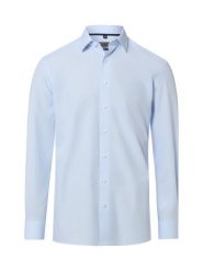 Finshley & Harding Męska koszula biznesowa - Easy Care Mężczyźni Modern Fit Bawełna (100%) niebieski w paski, 38. Niebieskie koszule męskie Finshley & Harding, m, bez wzorów, z bawełny, bez kołnierzyka, bez ramiączek. Za 179.95 zł.