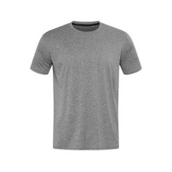 Męska Koszulka Sportowa Move Recycled. Szare t-shirty sportowe męskie Stedman, m, bez wzorów, sportowe, bez ramiączek. Za 53.99 zł.