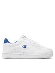 Champion Sneakersy New Court Low Cut Shoe S22075-CHA-WW008 Biały. Białe buty sportowe na co dzień męskie CHAMPION, m, bez wzorów, ze skóry, bez ramiączek, bez kaptura. Za 219.99 zł.