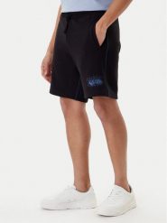 HUGO Szorty sportowe Nothali 50553499 Czarny Regular Fit. Czarne szorty sportowe męskie Hugo, bez wzorów, z bawełny, sportowe. Za 449.99 zł.