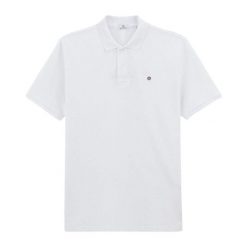 Polo Serge Blanco Lucas. Białe koszulki polo męskie SERGE BLANCO, m, bez wzorów, bez kołnierzyka, bez ramiączek. Za 336.15 zł.