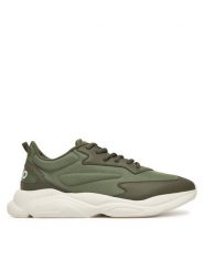 HUGO Sneakersy Leon 50536960 Zielony. Zielone buty sportowe na co dzień męskie Hugo, m, bez wzorów, z materiału, bez ramiączek, bez kaptura. Za 359.99 zł.