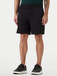 HUGO Szorty materiałowe Genar261S 50567293 Czarny Slim Fit. Czarne szorty męskie Hugo, bez wzorów, z bawełny. Za 379.99 zł.