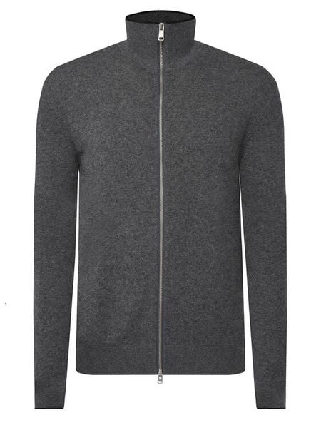 Marc O'Polo Kardigan M29 5144 61196 Szary Regular Fit. Szare kardigany męskie Marc O'Polo, m, bez wzorów, z bawełny, bez ramiączek. Za 649.99 zł.