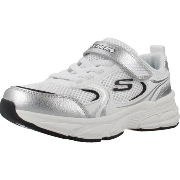 Buty SKECHERS RETRO GRAPH Biały. Białe buty trekkingowe męskie Skechers, bez wzorów, z syntetyku, bez zapięcia, trekkingowe, skechers sport. Za 219.99 zł.