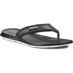 Japonki ECCO - Intrinsic Toffel 88001401001 Black. Czarne klapki i japonki męskie ecco, bez wzorów, z materiału. W wyprzedaży za 139.00 zł.