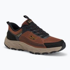 Buty męskie SKECHERS Hillcrest 2.0 rust. Brązowe buty sportowe na co dzień męskie Skechers, m, bez wzorów, bez ramiączek, bez kaptura. Za 319.99 zł.