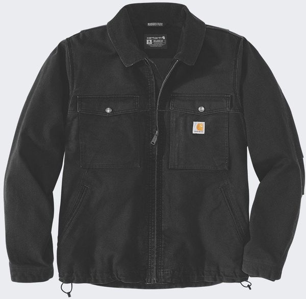 Kurtka Carhartt Montana Rugged Flex Duck Black. Czarne kurtki męskie Carhartt, m, bez wzorów, bez ramiączek, bez kaptura. Za 749.00 zł.