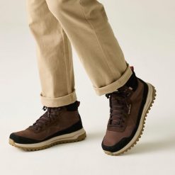 Mayfield Męskie wodoodporne buty turystyczne. Brązowe buty trekkingowe męskie Regatta, bez wzorów, bez zapięcia, trekkingowe. Za 397.50 zł.