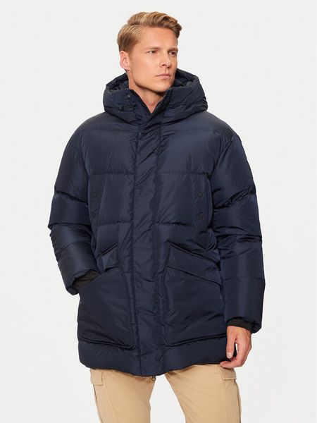 Bomboogie Kurtka puchowa CM8611TTNP4 Granatowy Regular Fit. Niebieskie kurtki męskie Bomboogie, m, bez wzorów, z puchu, bez ramiączek, bez kaptura. Za 999.99 zł.