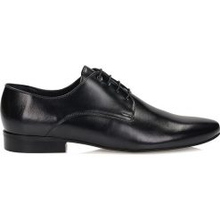 Czarne półbuty wizytowe. Eleganckie półbuty męskie marki Kazar. Za 429.00 zł.