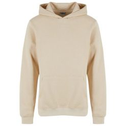 Bluza Z Kapturem Męska Basic Essential. Brązowe bluzy nierozpinane męskie Urban Classics, m, bez wzorów, bez ramiączek, z kapturem. Za 84.99 zł.