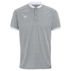 Polo Tecnifibre Team Mesh. Szare koszulki polo męskie TECNIFIBRE, bez wzorów, z dzianiny, sportowe, bez kołnierzyka, bez ramiączek. Za 210.80 zł.