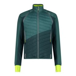 Kurtka męska turystyczna CMP 30A2647. Niebieskie kurtki męskie CMP, l, bez wzorów, z softshellu, z kapturem, trekkingowe. W wyprzedaży za 470.75 zł.