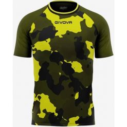 T-shirt Givova dla Mężczyzn w Żółtym Kolorze Armii. Brązowe t-shirty sportowe męskie Givova, m, bez wzorów, z poliesteru, eleganckie, bez ramiączek. Za 159.99 zł.
