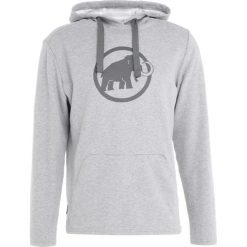 Mammut LOGO HOODY MEN Bluza z kapturem granit melange/titanium. Bluzy nierozpinane męskie Mammut. W wyprzedaży za 356.15 zł.