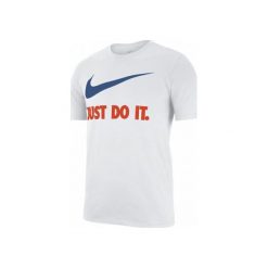 Nike T-Shirt M Nsw Tee Jdi Swoosh New White Team Orange Team Royal Xl. T-shirty sportowe męskie marki Nike. W wyprzedaży za 75.00 zł.