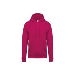 Bluza z kapturem Kariban. Czerwone bluzy z kapturem męskie KARIBAN, m, bez wzorów, z kapturem. Za 175.50 zł.