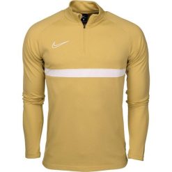 Bluza sportowa męska Nike NK Df Academy21 Drill Top. Żółte bielizna termoaktywna męska Nike, m, bez wzorów, bez ramiączek. Za 217.06 zł.
