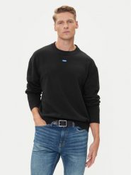 HUGO Sweter San Casey-CP 50543784 Czarny Relaxed Fit. Czarne kardigany męskie Hugo, m, bez wzorów, z bawełny, bez ramiączek. Za 409.99 zł.