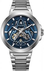 Zegarek męski Fiyta DGA35011.WLW srebrny. Szare zegarki męskie Monroe, srebrne. Za 1,250.00 zł.