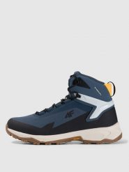 4F Wysokie buty trekkingowe ICE CRACKER z izolacją Primaloft męskie - granatowe 46. Niebieskie buty trekkingowe męskie 4f, na zimę, bez wzorów, z nylonu, przed kolano, bez zapięcia, primaloft. Za 549.99 zł.