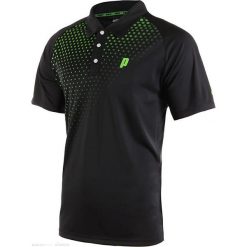 PRINCE Koszulka Męska Graphic Polo Czarno - Zielony r. XL (3M101079). Czarne koszulki polo męskie PRINCE, polo. Za 119.57 zł.
