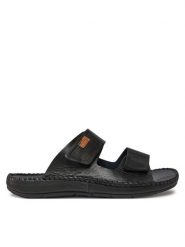 Pikolinos Klapki Tarifa 06J-0084 Czarny. Czarne klapki i japonki męskie Pikolinos, bez wzorów, ze skóry. Za 379.99 zł.
