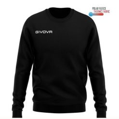 Givova Polarfleece Sport Bluza 3XL - Ciepła i Oddychająca. Czarne bluzy bez kaptura męskie Givova, xl, bez wzorów, z poliesteru, bez kaptura. Za 62.74 zł.